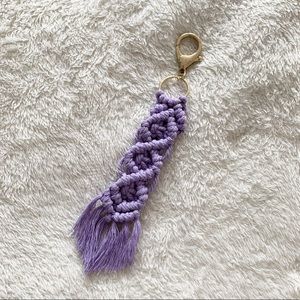 💎 Diamond Macrame Keychain 💎